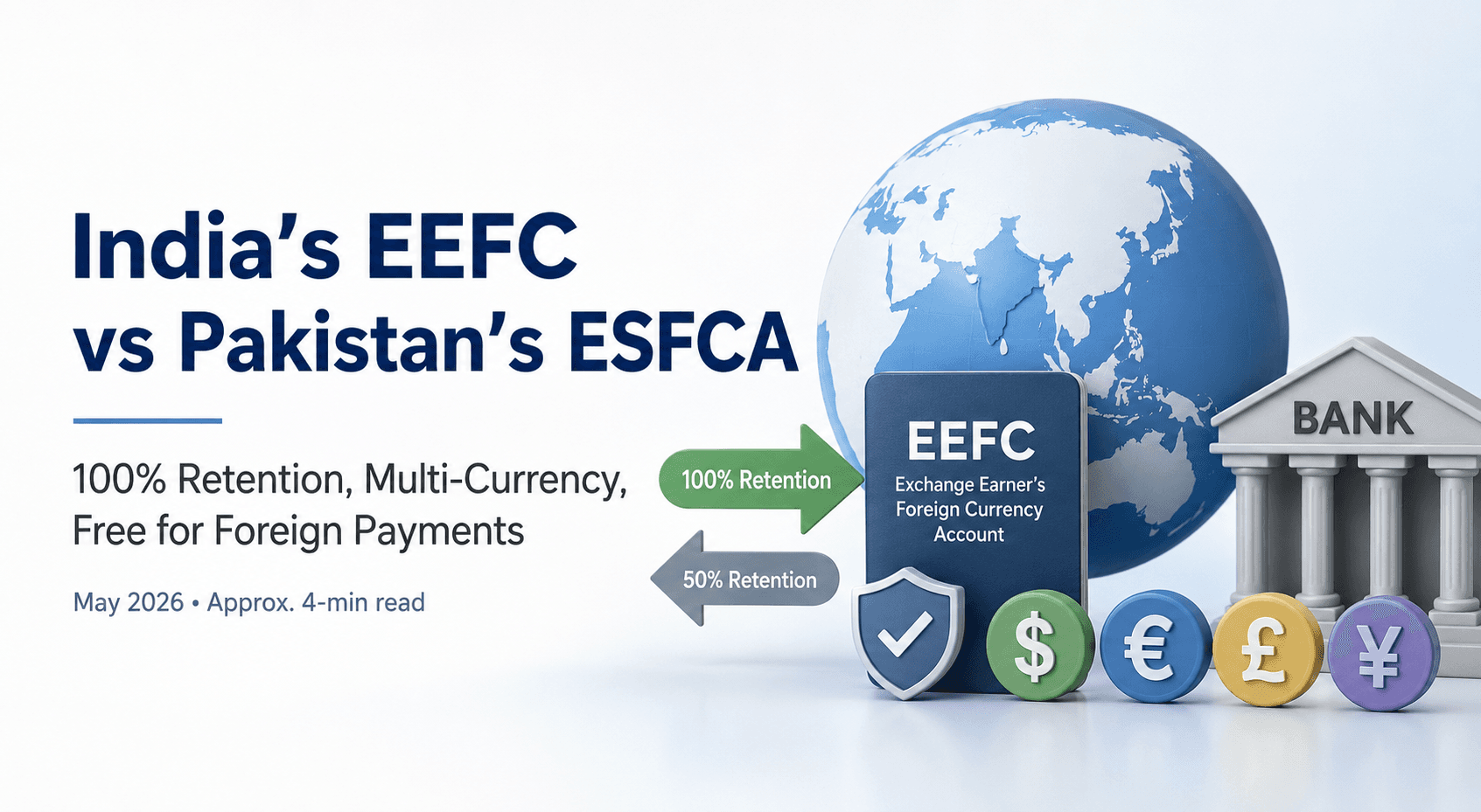 Up to 100 percent retention of foreign earnings, multi-currency, free for foreign payments