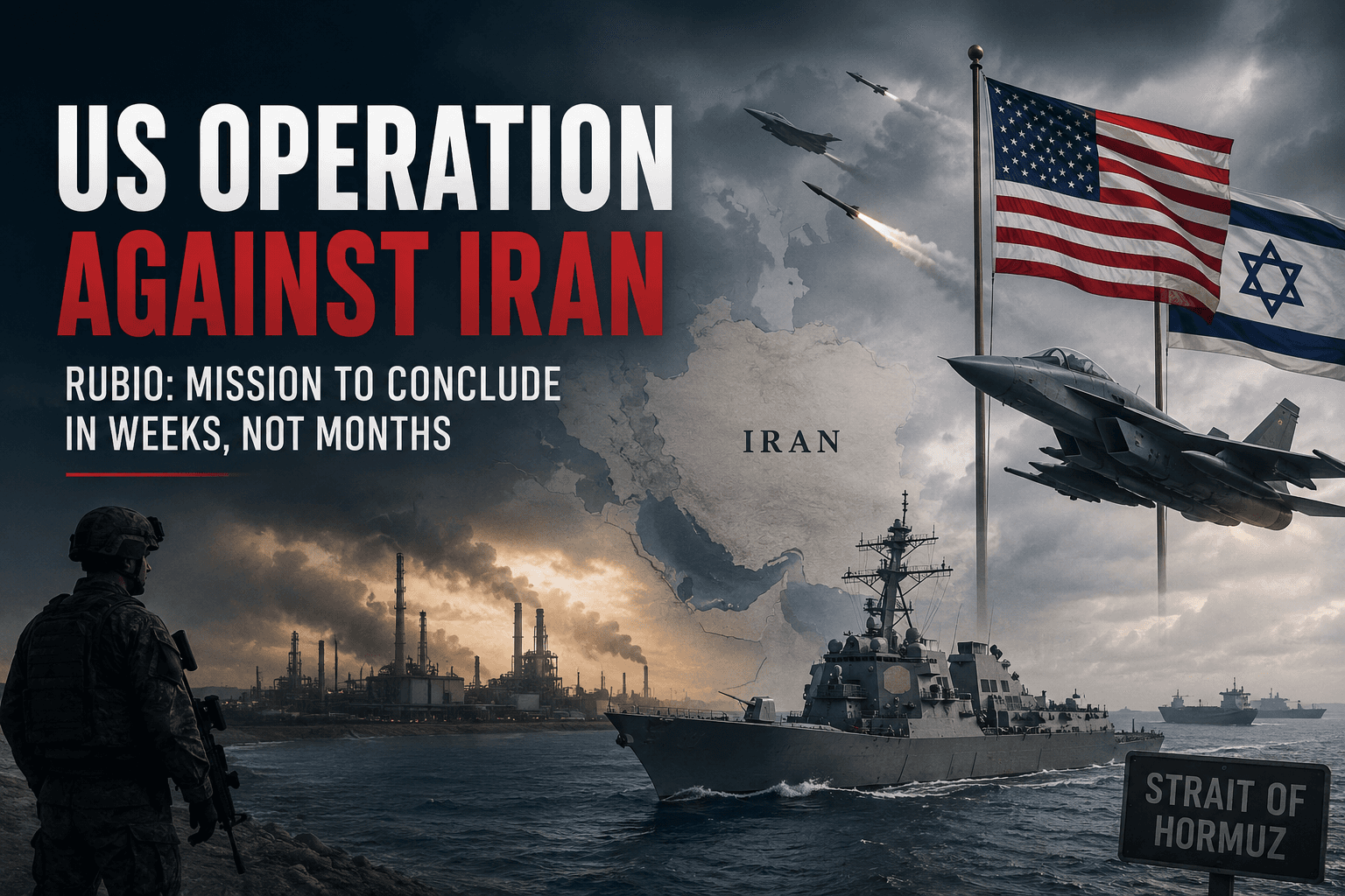Rubio: US Iran Op Weeks, No Ground Troops