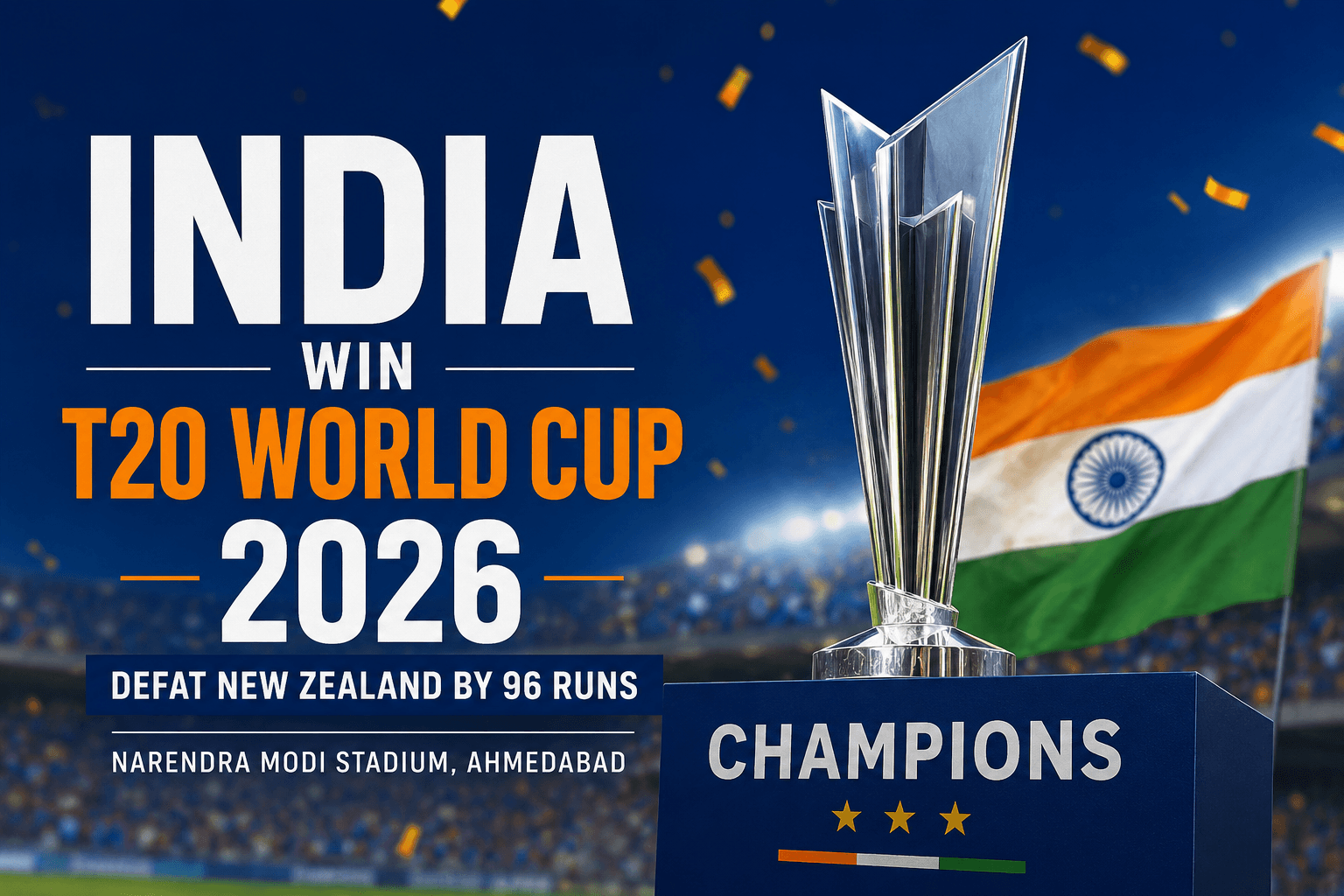 Champions on Home Soil