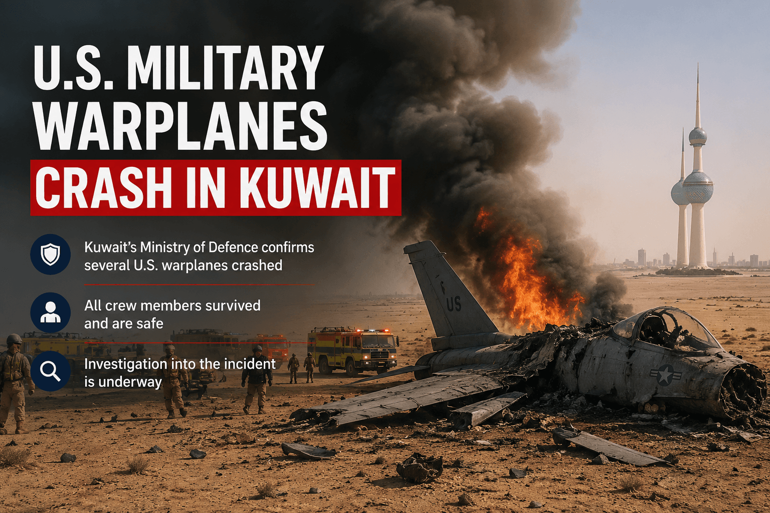 US Warplanes Down in Kuwait