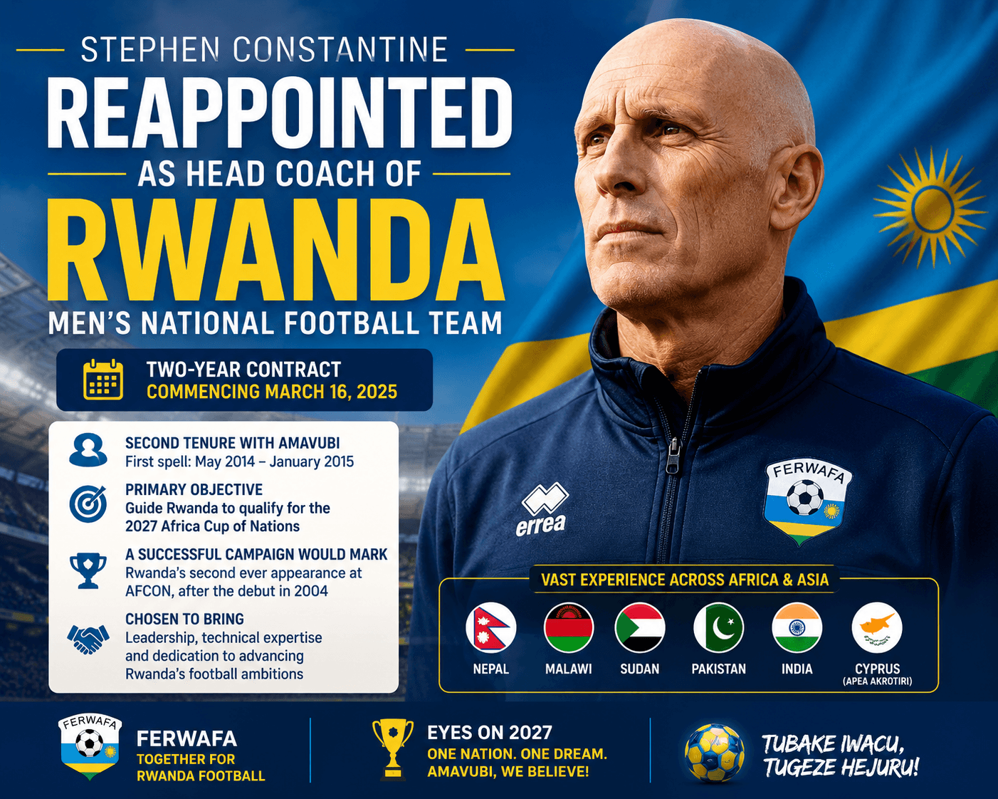 Constantine's Rwandan Return