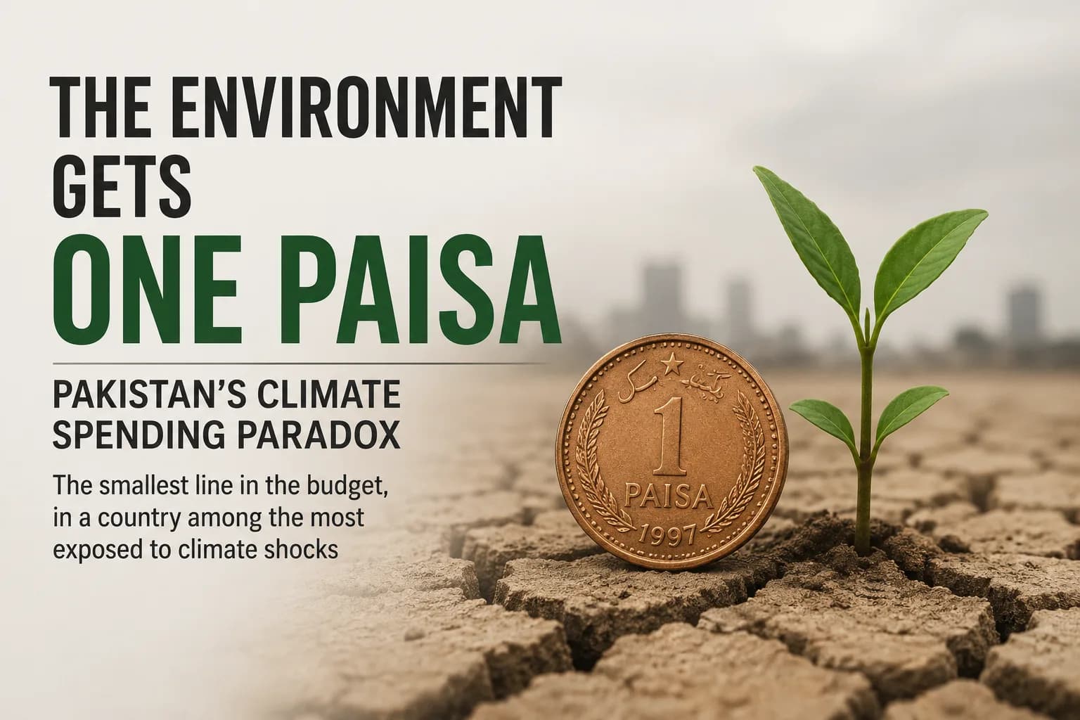 The Environment Gets One Paisa: Pakistan's Climate Spending Paradox