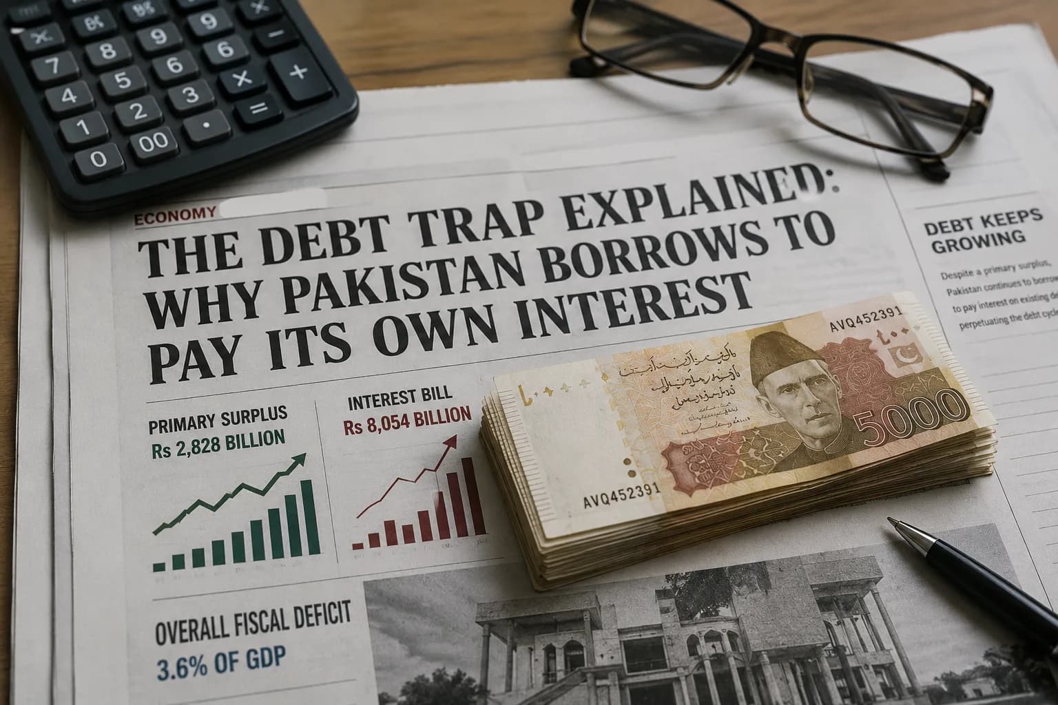 The Debt Trap Explained: Why Pakistan Borrows to Pay Its Own Interest